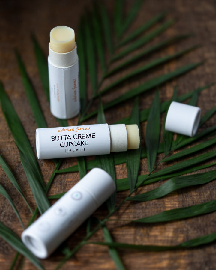 Butta Creme Cupcake Lip Balm- SCENT DESCRIPTION  The aroma of a buttercream cupcake. 