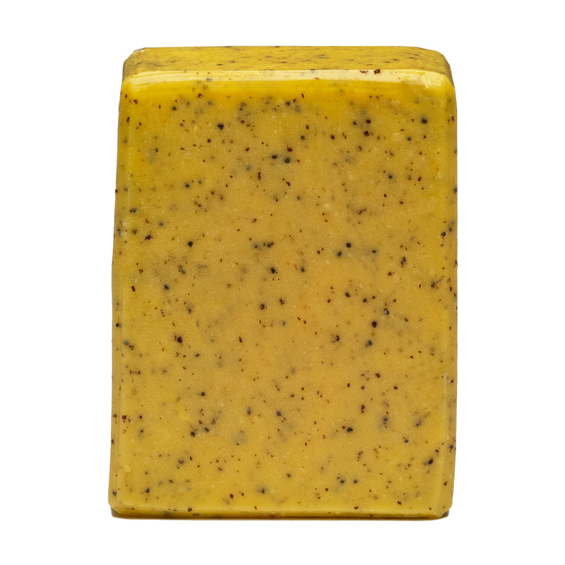 The summer fresh scent of lemon is vibrant and the poppy seeds with give your skin much needed exfoliation. Quench the thirst of your skin with this amazing lemon poppy soap bar.