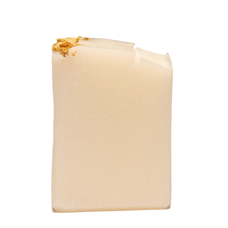 This 100% coconut oil cleansing bar is rich in fatty acids which makes it luxurious, creamy and moisturizing. Coconut oil is known to create a rich lather that helps remove dirt, dead cells and bacteria. It is highly cleansing yet very mild on the skin. Its  natural deodorizing properties can also help to eliminate body odor.