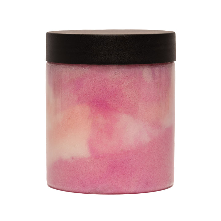 INGREDIENTS Cane Sugar Sucrose Vegetable Glycerin  Distilled Water Sodium Cocoyl Isethionate Cocamidopropyl Betaine Stearic Acid Shea Butter Butyrospermum Parkii Sunflower Seed Oil  Helianthus Annuus seed Oil  Fragrance Phenoxyethanol, Benzoic Acid, Dehydroacetic acid  Skin Safe Colorants Biodegradable Glitter 